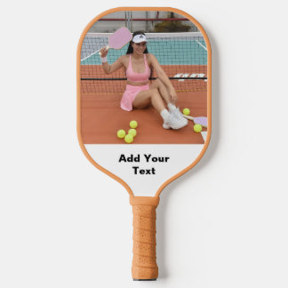 Palas De Pickleball Custom Pickleball Paddle with Photo & Text