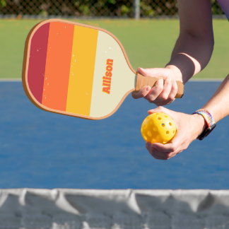 Palas De Pickleball Custom Retro Stripes