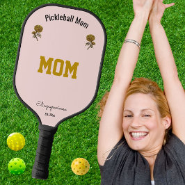 Palas De Pickleball Customized Elegant Cute Pink Pickleball Mom Gift