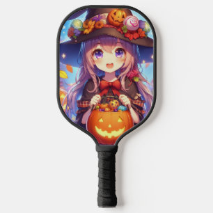 Palas De Pickleball Cute Anime Halloween Witch