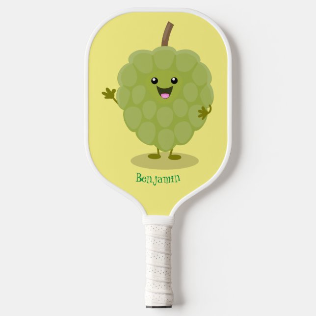 Palas De Pickleball Cute crema crema de manzana cherimoya personalizad (Anverso)