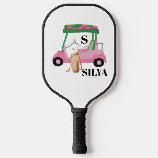 Palas De Pickleball Cute Golf Cart – Minimal Summer