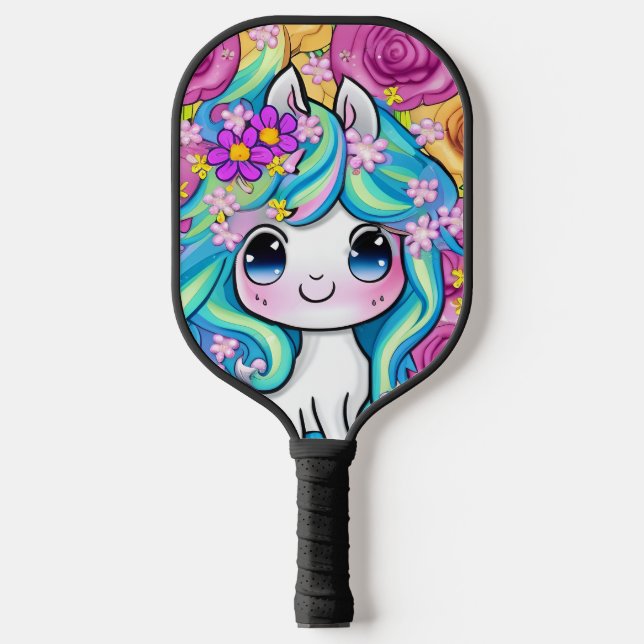 Palas De Pickleball Cute Kawaii Baby Pony (Anverso)
