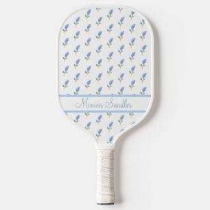 Palas De Pickleball Cute Little Bluebonnets Flores Damas Girly
