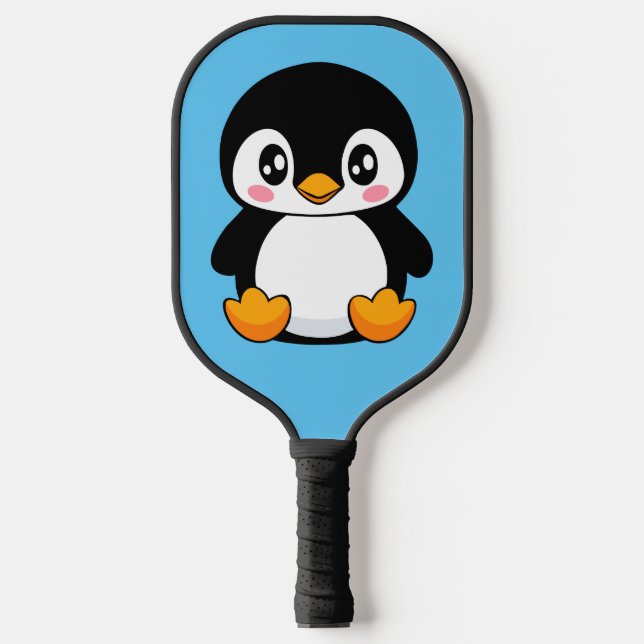 Palas De Pickleball Cute pingüino (Anverso)