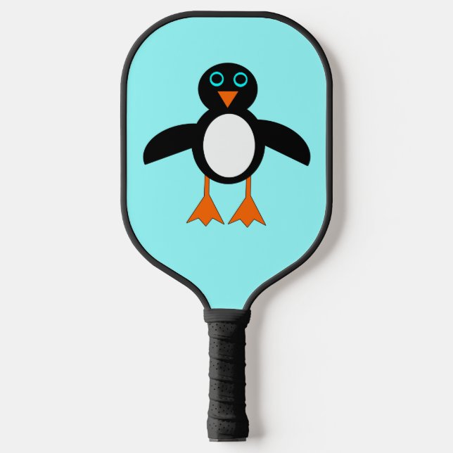 Palas De Pickleball Cute pingüino (Anverso)