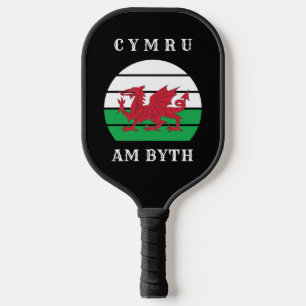 Palas De Pickleball Cymru, Bandera De Gales, Está Orgulloso De Ser Gal