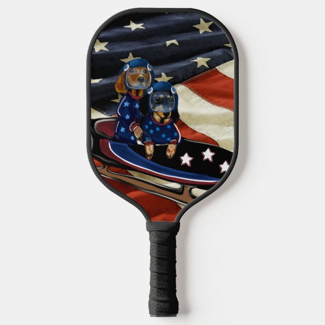 PALAS DE PICKLEBALL DACHSHUND  (Anverso)
