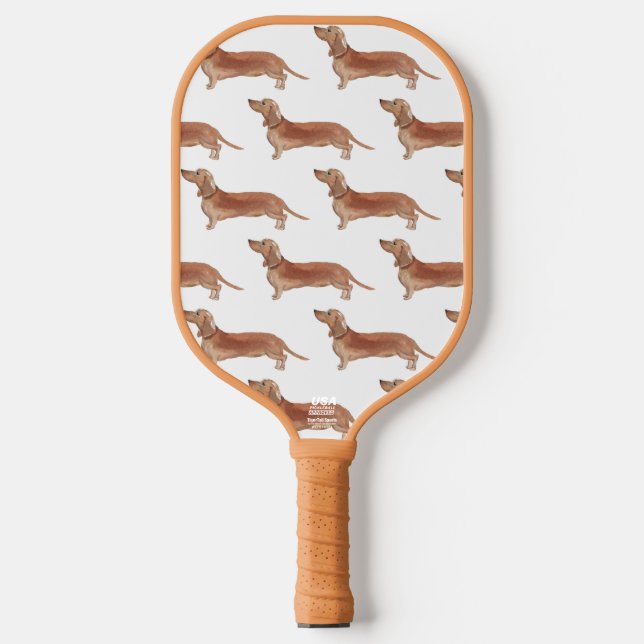 Palas De Pickleball Dachshund Pickleball Paddle (Anverso)