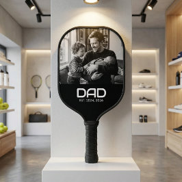 Palas De Pickleball Dad Established Fun Bold Photo