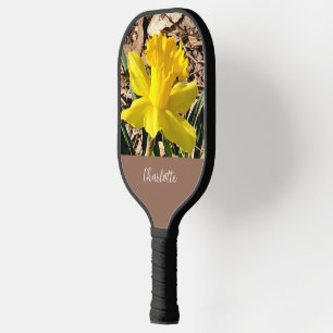 Palas De Pickleball Daffodil de primavera amarilla en el nombre person
