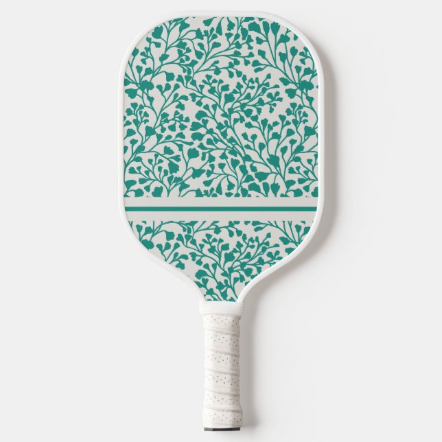 Palas De Pickleball Dark Cyan Vines (Anverso)