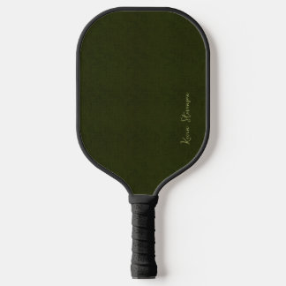 Palas De Pickleball Dark olive textured