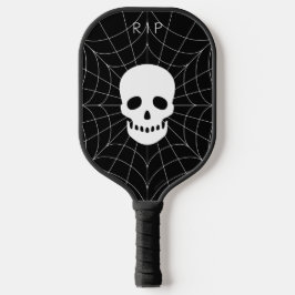 Palas de pickleball de calavera de telaraña