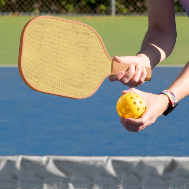 Palas De Pickleball De textura lisa y marrón (in situ)