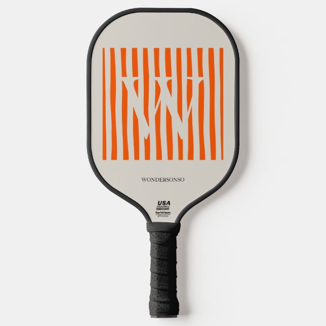 Palas De Pickleball Degradado Pastel Inicial Personalizado (Anverso)