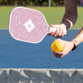 Palas De Pickleball Delicados arcos de coqueta rosa