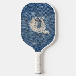 Palas De Pickleball Denim azul fracturado