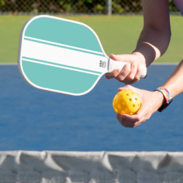 Palas De Pickleball Deporte divertido atlético aqua azul verdoso blanc