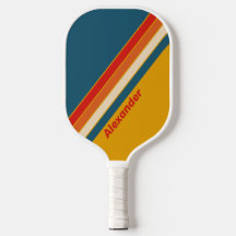 Deporte Retro Mostaza Rayado con Nombre
