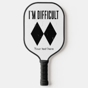 Palas De Pickleball Deportes de nieve Soy la broma difícil de esquiar