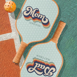 Palas De Pickleball Deportes del Día de la Madre Retro