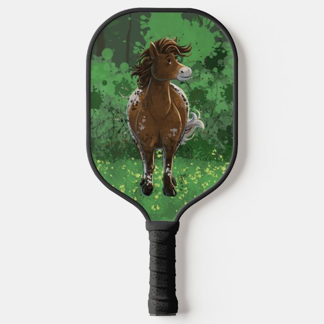 Palas De Pickleball Desfile Animal Apaloosa Caballo de Pickleball (Anverso)