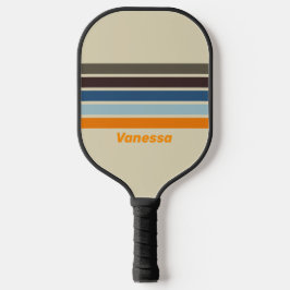 Palas De Pickleball Desvanecimiento de nuez sobre rayado con nombre