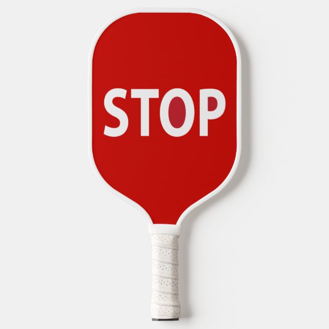 Palas De Pickleball DETENER Diseño Paddle de bolas (Anverso)