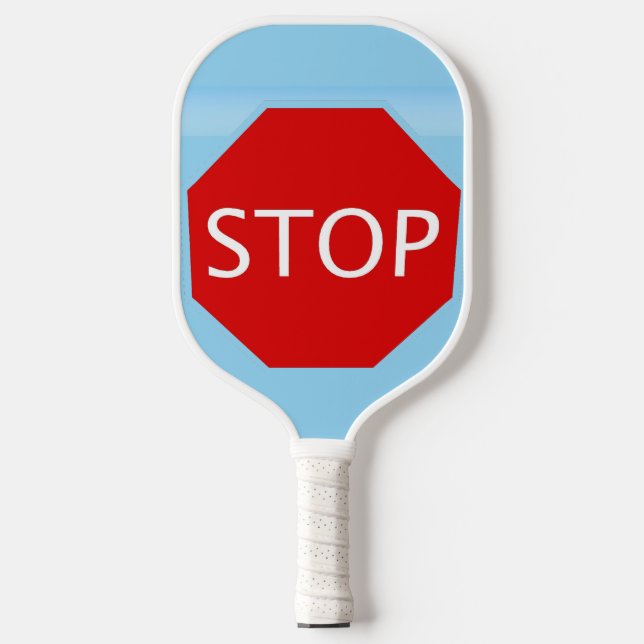 Palas De Pickleball Detener la paleta de bola de Rótulo (Anverso)