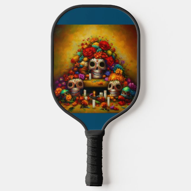 Palas De Pickleball Día de los Difuntos (1) (Reverso )