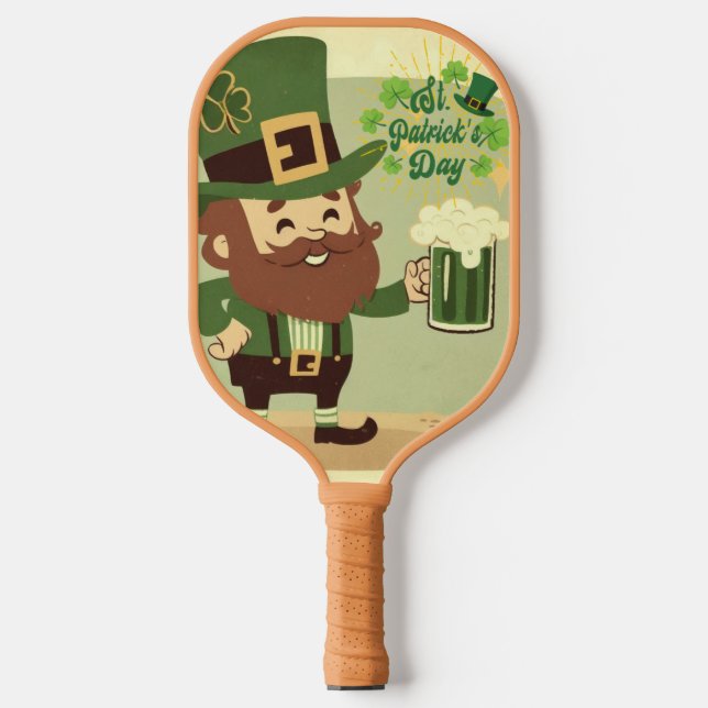 Palas De Pickleball Día de San Patricio (Anverso)