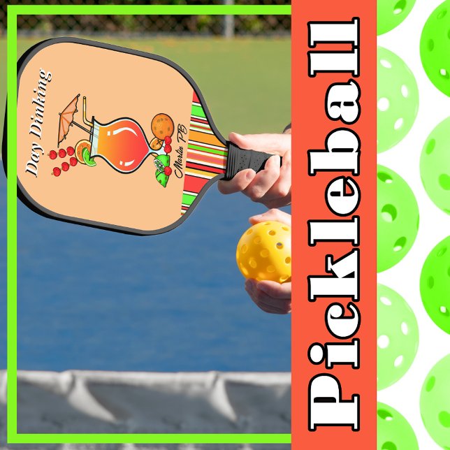 Palas De Pickleball Día del baloncesto Cóctel de huracán tropical que  (Subido por el creador)