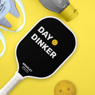 Palas De Pickleball Día Dinker Personalizado Nombre de texto Gracioso