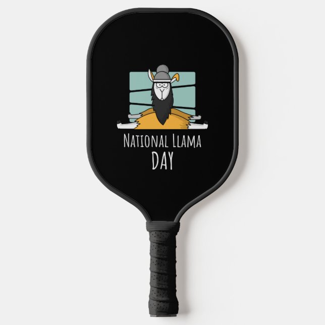 Palas De Pickleball Día Nacional de la Llama (Anverso)