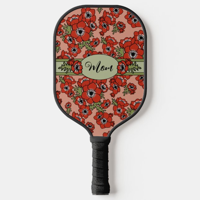 Palas De Pickleball Día personalizado de la madre (Anverso)