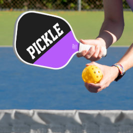Palas De Pickleball Diagonarios esporádicos púrpura negro divertido Gu