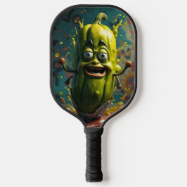 Palas De Pickleball Dibujo divertido de pepino
