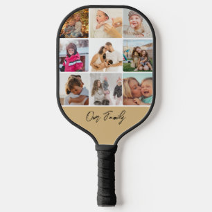Palas De Pickleball Dieciocho Collages de fotos Nombre de familia simp
