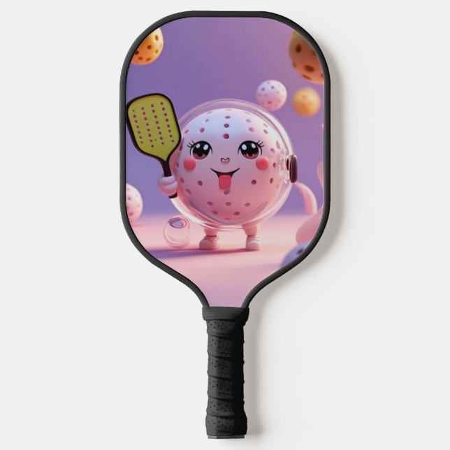 Palas De Pickleball Dink Happens - Minimal Kawaii Pickleball Paddle Ba (Anverso)