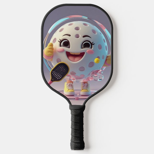 Palas De Pickleball Dink Happens - Minimal Kawaii Pickleball Paddle Ba (Anverso)