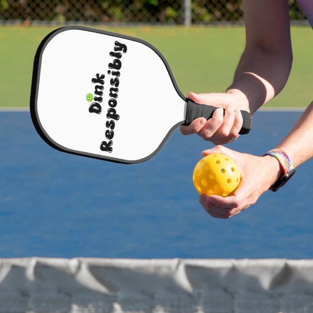 Palas De Pickleball Dink Responsable - Gracioso Regalo De Pickleball (in situ)
