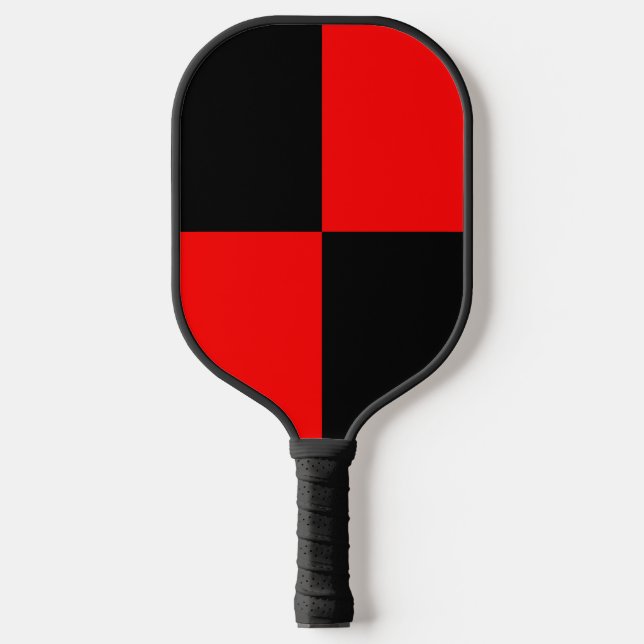 Palas De Pickleball Dink'n Go Nuts Pickleball Negro rojo (Anverso)