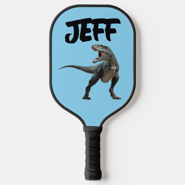 PALAS DE PICKLEBALL DINOSAUR PERSONALIZADO PICKLEBALL PADDLE (Anverso)