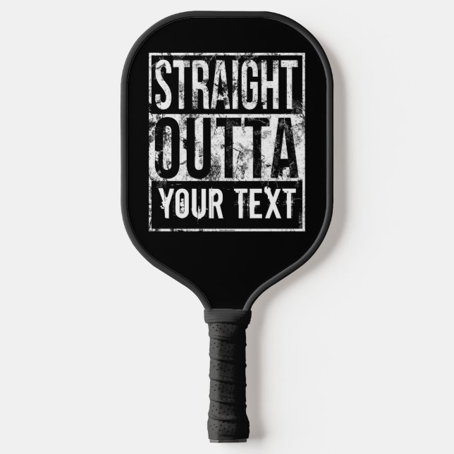 Palas De Pickleball Directo - Añade tu Personalizado de texto divertid (Anverso)