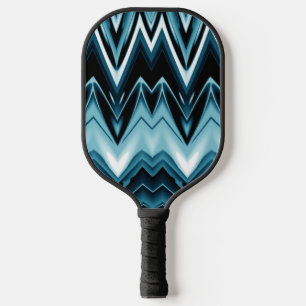 Palas De Pickleball Diseño abstracto de Blues futuristas