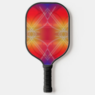 Palas De Pickleball Diseño abstracto de capas de atracciones neonesas