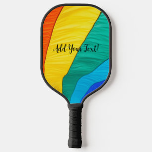 Palas De Pickleball Diseño arcoiris con personalización