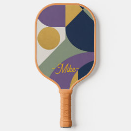 Palas De Pickleball Diseño de Arte Abstracto Paddle de Pickleball Geom