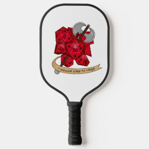 Palas De Pickleball Diseño de dados bárbaros
